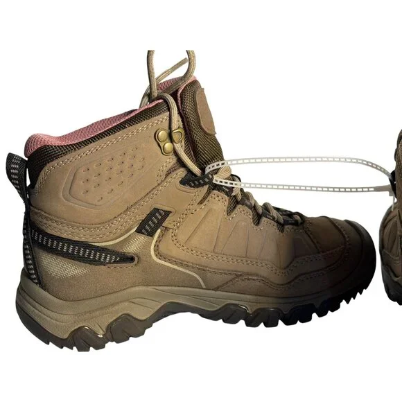 KEEN Targhee IV Waterproof Hiking Boots Womens Brindle Nostalgia Rose NEW SZ 5 - Picture 10 of 10